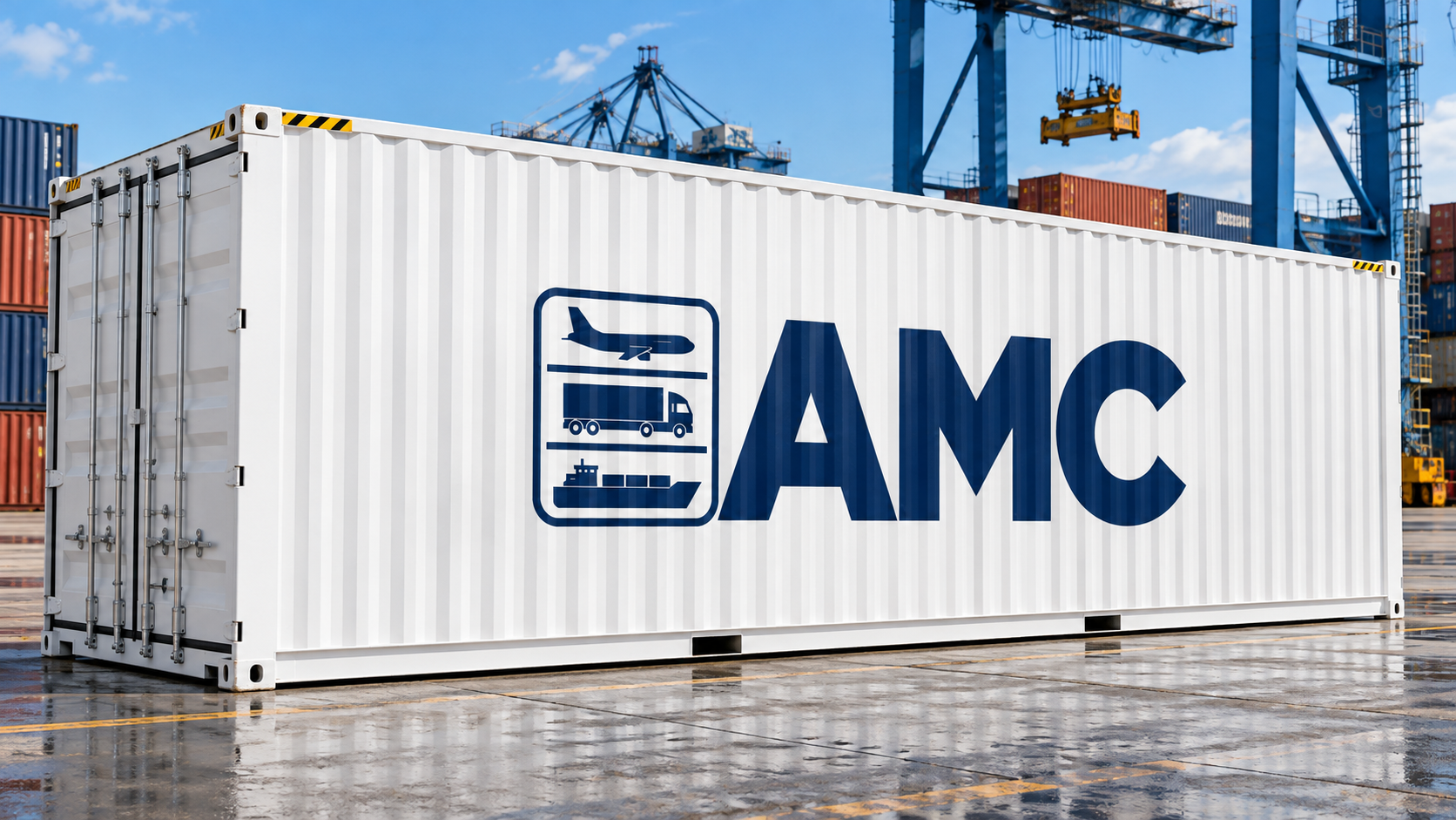 AMC container branding concept